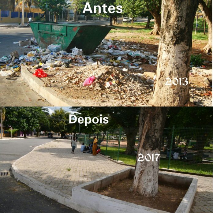 Amurane recureperou o parque popular na cidade de Nampula